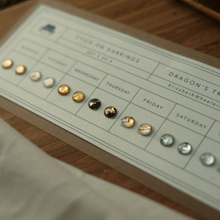 Made by Wheeler - Wholesale Jewelry Set - Stick-On Earrings - Dragon's Trove Set3