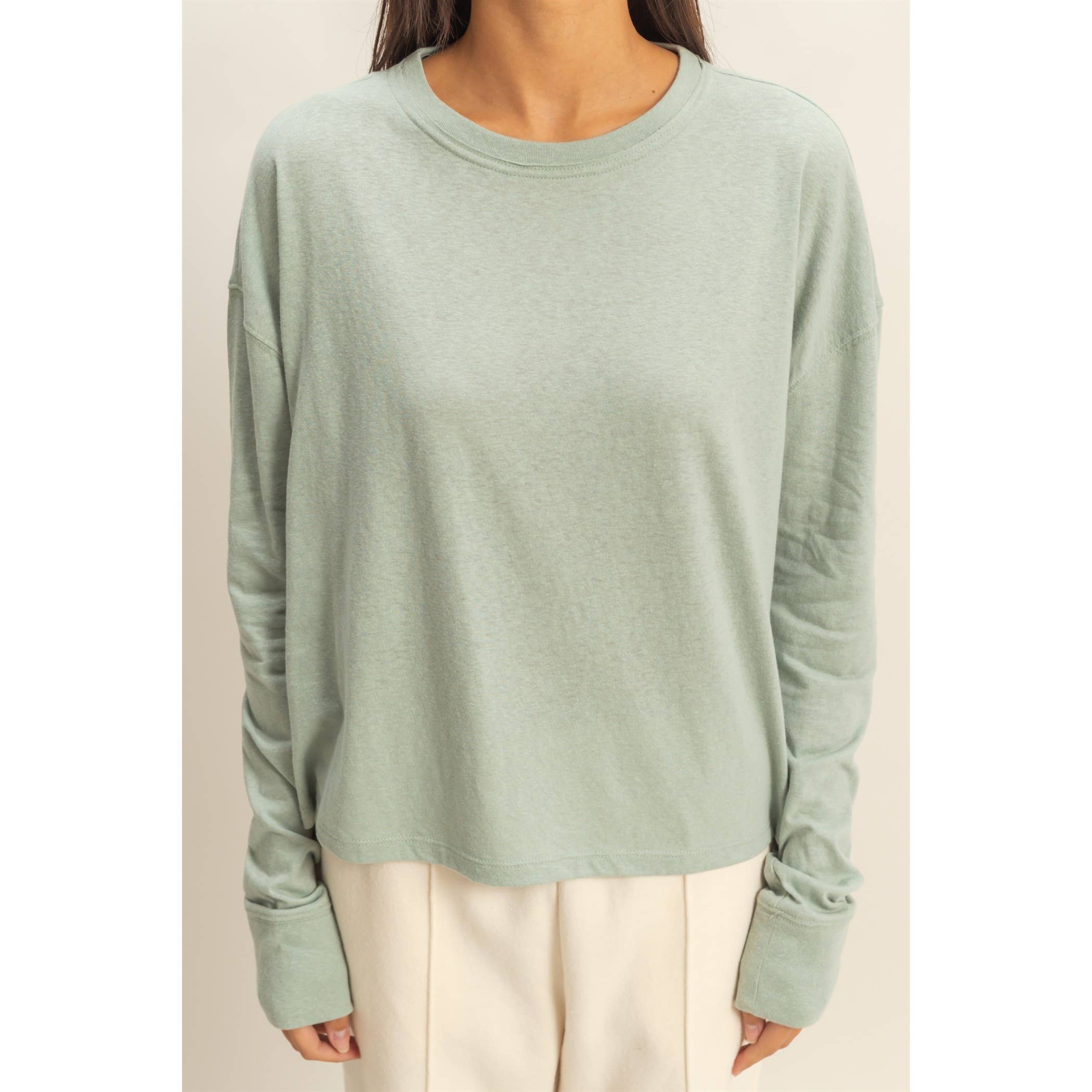 HYFVE – Engroshandel Skjorte - Dame – Langærmet T-shirt med rund hals15