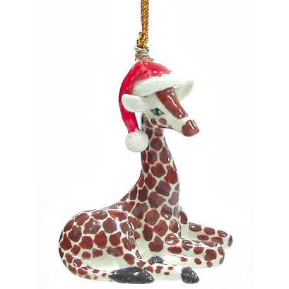 Little Critterz - Wholesale Ornament - Ornament Giraffe Northern Rose Porcelain Mini Figurine