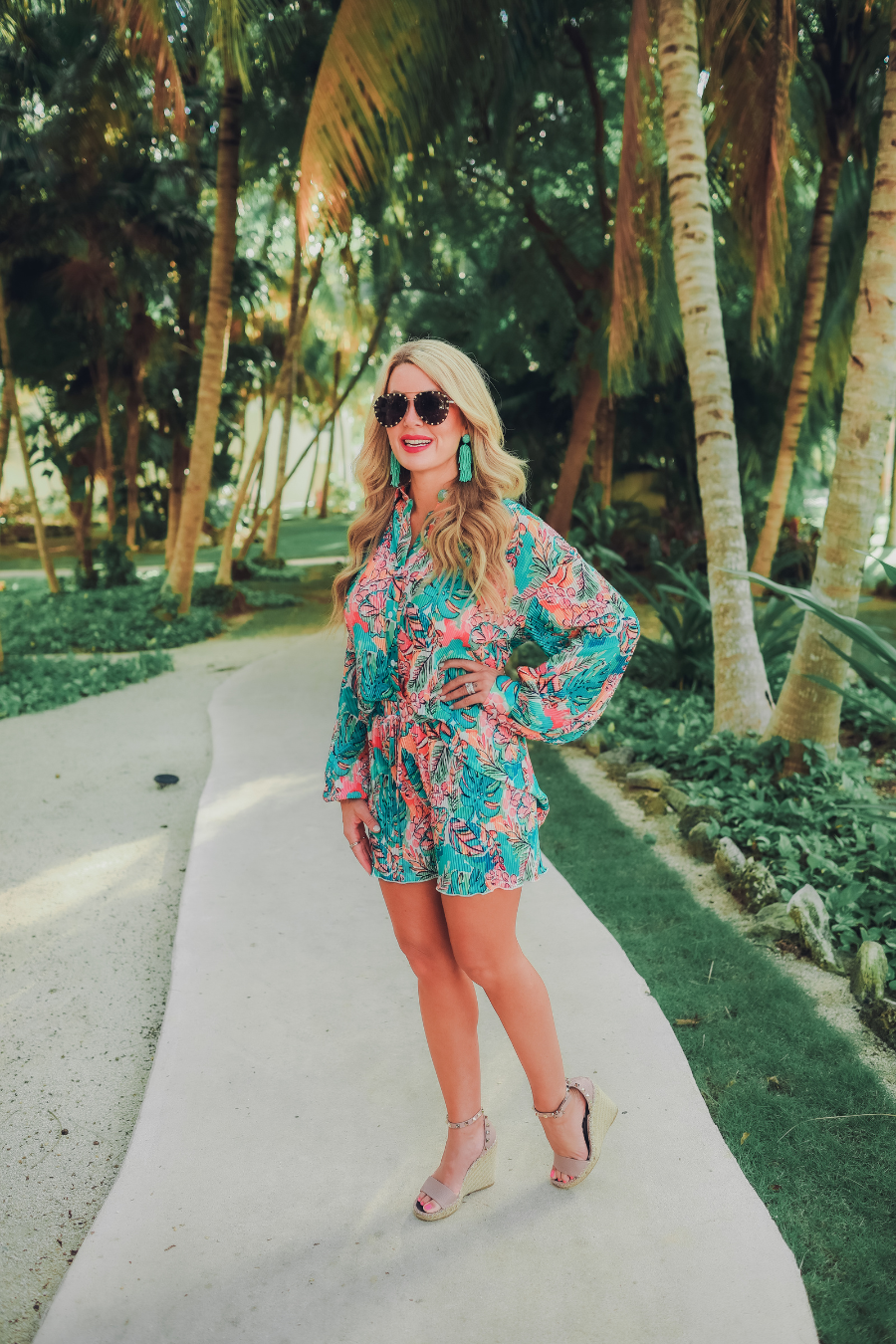 Multi Paradise Awaits Pleated Set for wholesale on Faire5