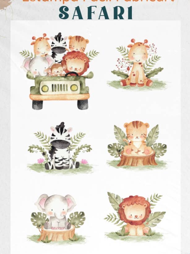 Safari - Easy Print (A4) - For fabric for wholesale by Artiq Textiles