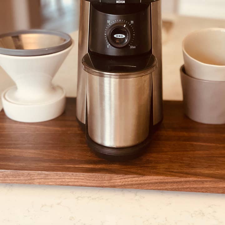 Solid Wood Countertop Coffee Riser for wholesale by Penguin Plank