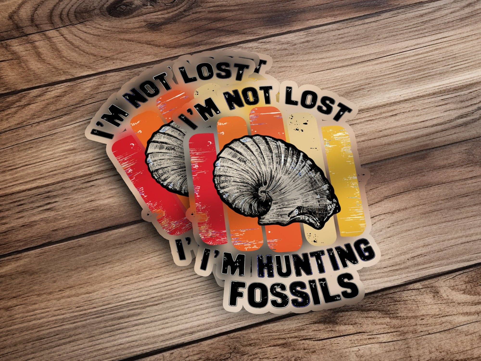 FreakyTeeFactory - Wholesale Sticker - I'm Not Lost I'm Hunting Fossils Enthusiast Stickers5
