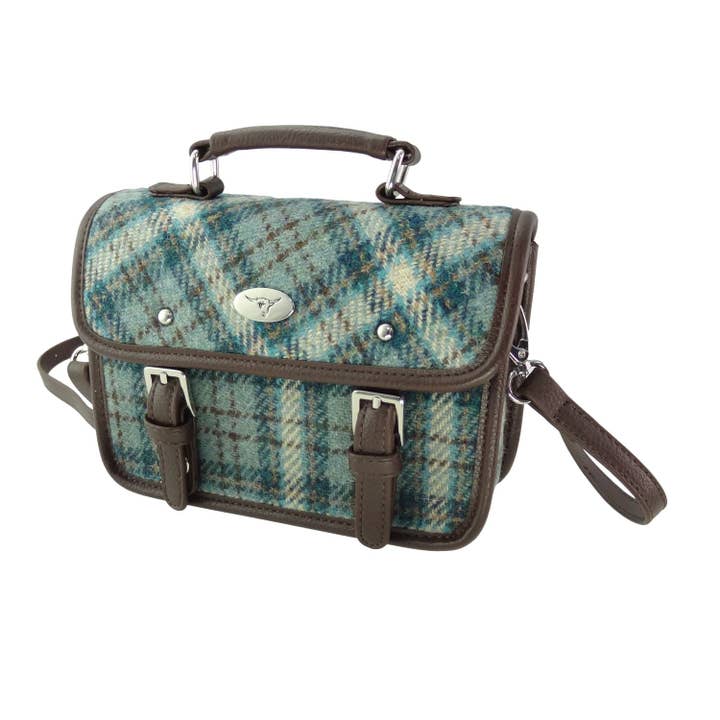 Glen Appin Of Scotland – Engroshandel Skuldertaske – Kvinder – LB1230 Harris Tweed 'Bervie' Mini Skuldertaske12