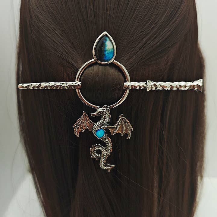 SALINA TRADING INC - Wholesale Hair Pin - Retro Viking Dragon Hairpin Alloy Hair Accessories