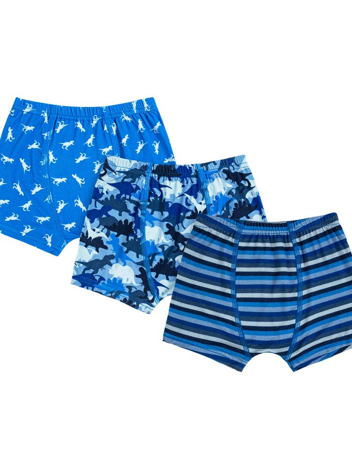 Cuecas Boxer para Menino - Camo Dino por atacado de Macaron + Me