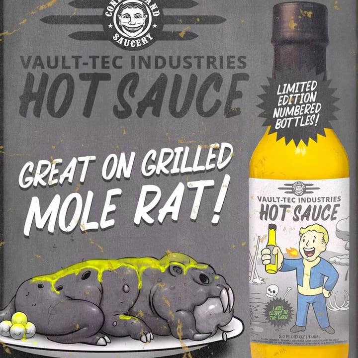 Coney Island Saucery - Wholesale Hot Sauce - Fallout Vault-Tec Industries Hot Sauce 5oz
