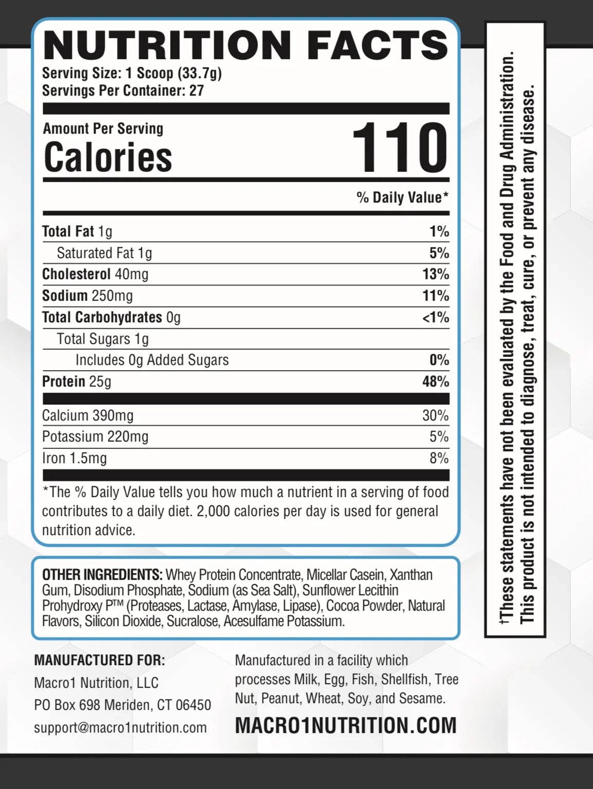 Macro1 Nutrition - Wholesale Protein/superfood powder - ONE Whey + Casein Protein Powder | NSF Certified for Sport® | Macro1 Nutrition3