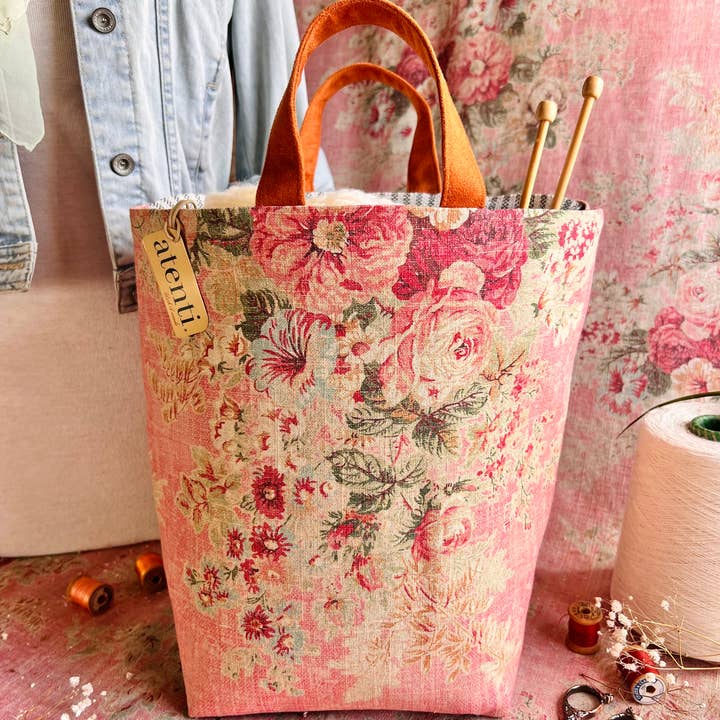 Atenti - Wholesale Tote Bag - Women's - Rosewood Hope Basket, Project Bag7