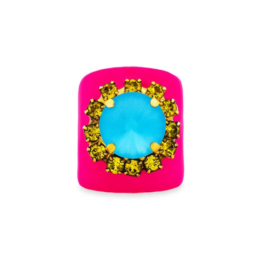 TOVA – wholesale Cocktail/statement ring – Jacci Ring in Enamel39
