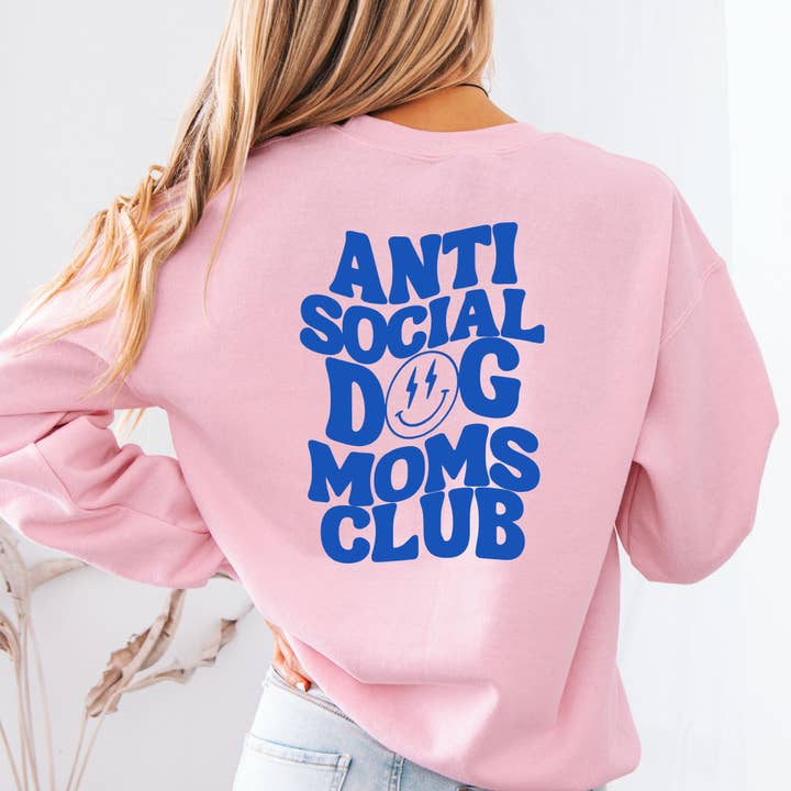 Sweater Anti social voor wholesale door Molly's World