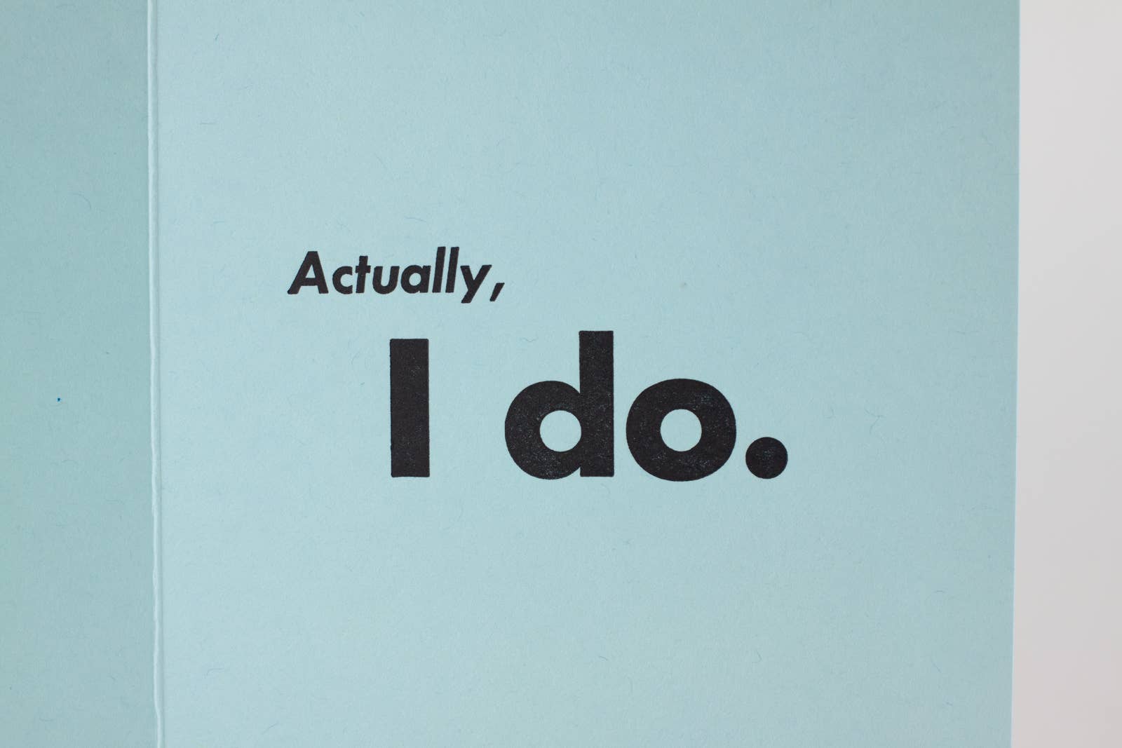 Bruno Press - Wholesale Everyday Greeting Card - Who Gives A Shit? — Salty Swear Everyday Letterpress Greeting Card1