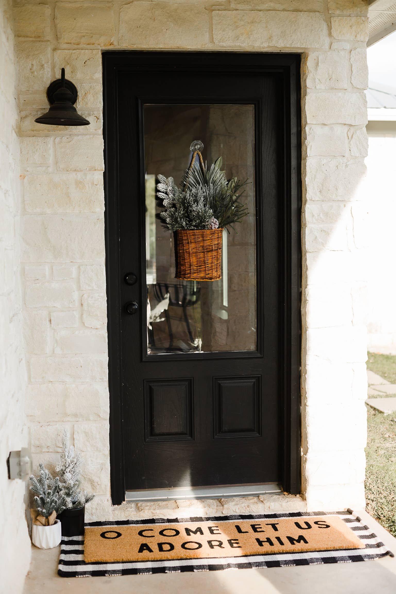 Modern Burlap - Wholesale Door Mat - Doormat runner - Buffalo plaid3