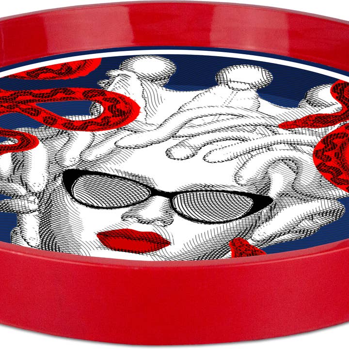 Ronde Buitenschaal - La Vipera - Sagrada Familia voor wholesale door Baci Milano