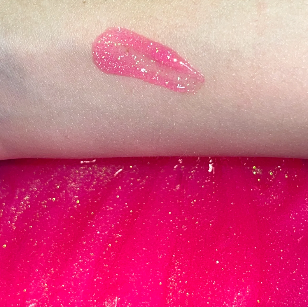 Shop Gia Taylor LLC. - Wholesale Lip Gloss - Pink Watermelon Glitter Gloss0