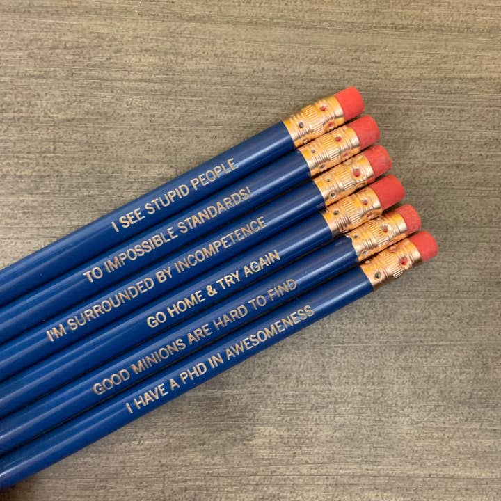 Impossivelmente incrível overlord (conjunto de 6 lápis) por atacado de The Carbon Crusader