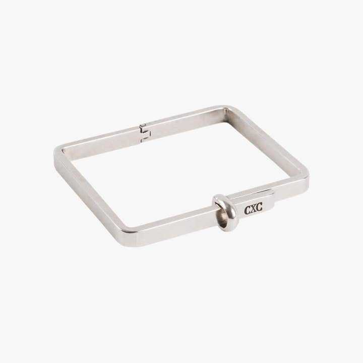 Sølvbelagt messing firkantet kropsarmbånd for engroshandel hos CXC