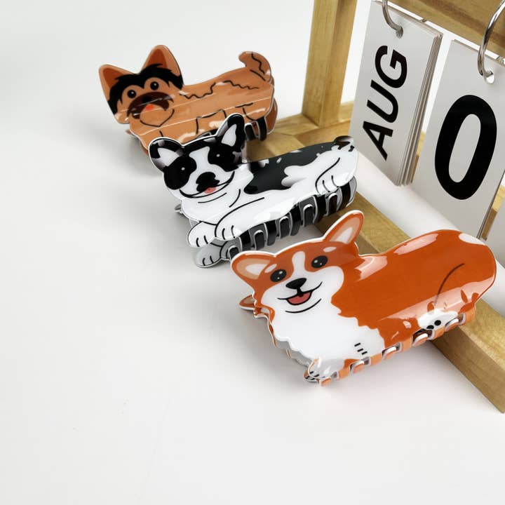 mildstyles - Wholesale Hair Clip - Women's - Dog Animal Hair Claw Clip