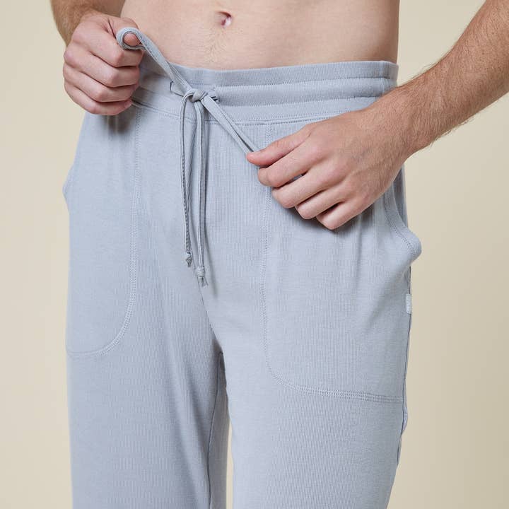 Softies - Wholesale Sleepwear Bottom - Men's - Men's Long Sleep Pant in Supremely Soft Ribbed Modal4
