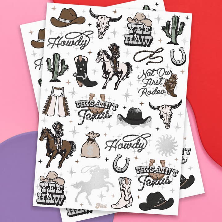 xo, Fetti - Wholesale Temporary Tattoo - Texas Hold 'Em Tattoos - 50 temporary tattoos
