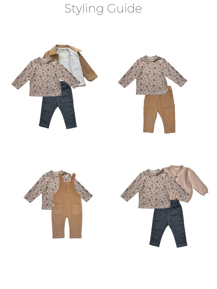 Eli & Nev (we cover U.S. import duties) – wholesale T-shirt - Barn – Baby / Barn Långärmad T-shirt - Höst / Vinterkollektion6