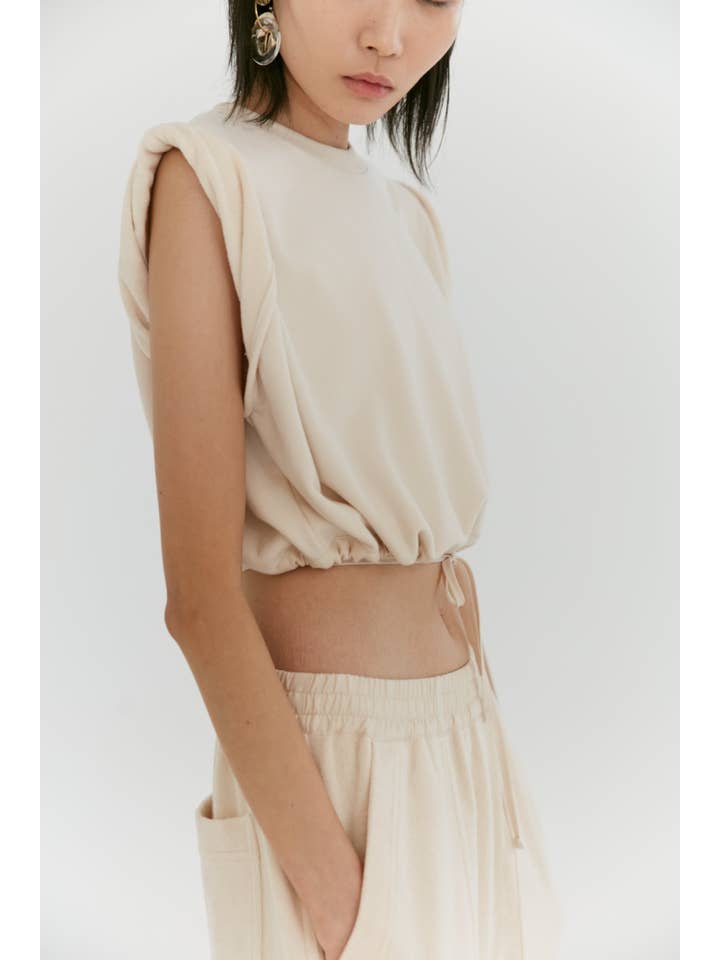 Maison des Rêves New York - Wholesale Knit Top - Women's - Terry Backed Jersey Rolled Sleeve Top8