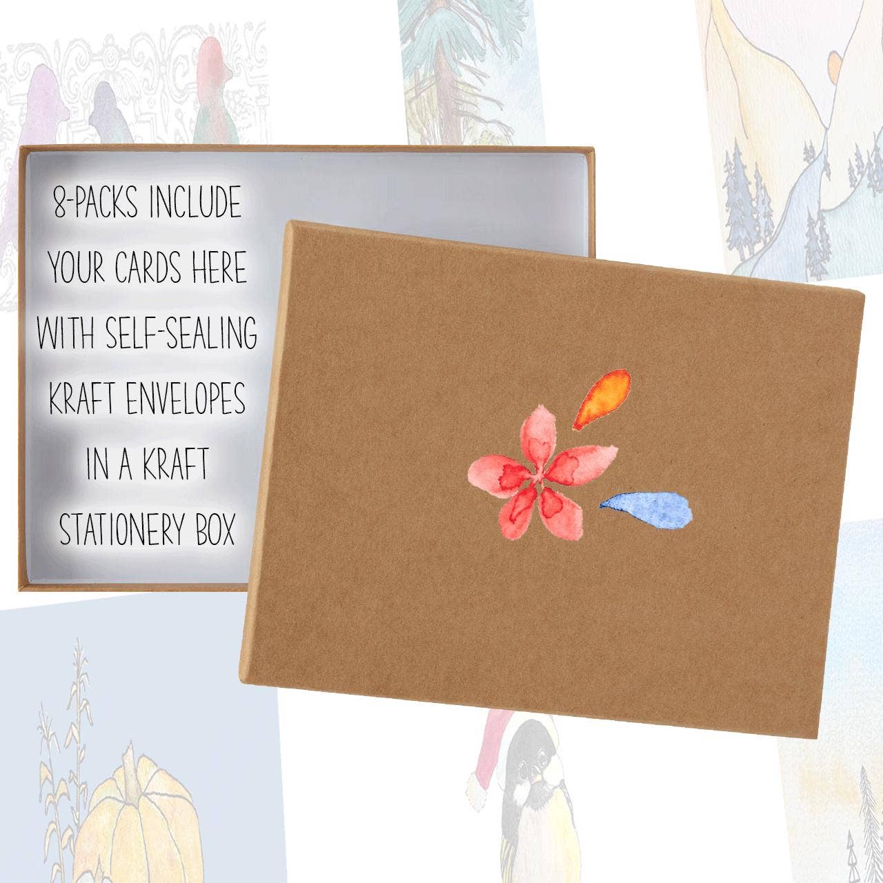 Capstone Artistry - Wholesale Everyday Greeting Card - Wildflower Burst Greeting Card2