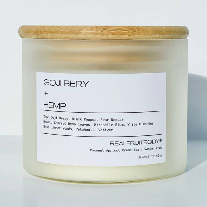 Candela collezione Real Fruit Body Spa 16 oz per la vendita all'ingrosso da parte di Real Fruit Body