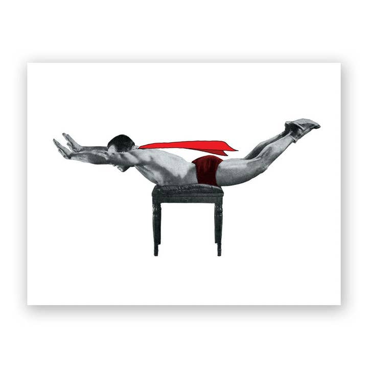 Superman-Glückwunschkarte zum Geburtstag für den Großhandel von The Mincing Mockingbird