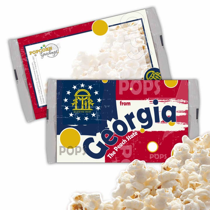 POPCORN GREETINGS Pops from Georgia for wholesale by The Creative Idea Shop