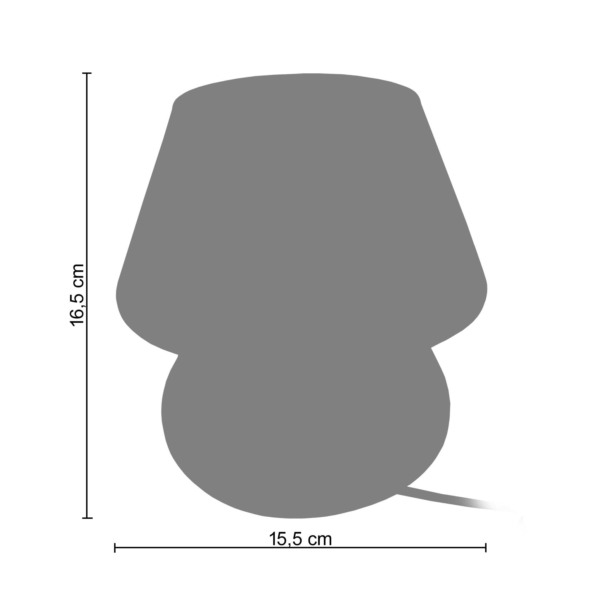 Tosel Shop - Vendita all'ingrosso Lampada da scrivania/d'accento - Lampada da comodino Tosel Shop CHAMPIGNON a forma di fungo in vetro color crema1