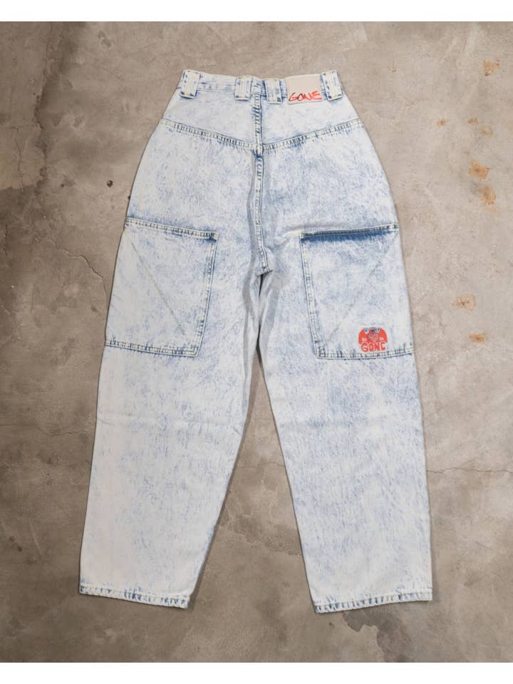 Gonepants - Wholesale Jeans - Women's - Baggy Light blue denim jeans