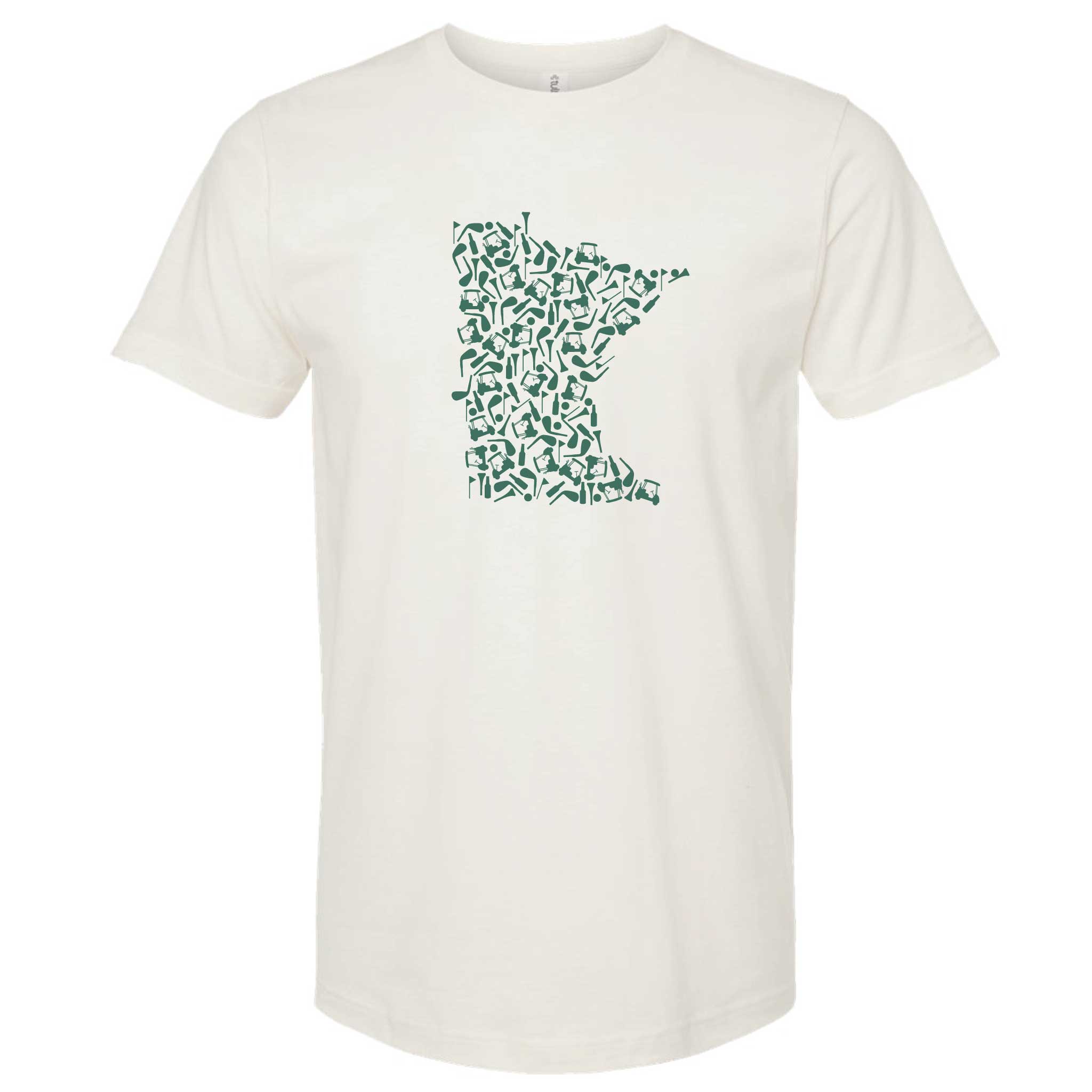 Minnesota Awesome – wholesale Screen printed t-shirt – unisex – Golf Icons Minnesota T-Shirt6