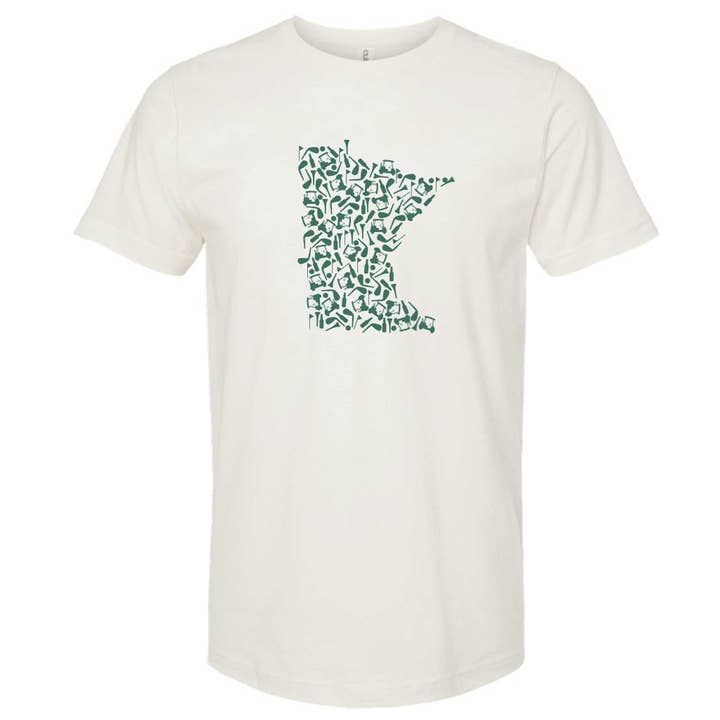 Golf Icons Minnesota T-Shirt for wholesale by Minnesota Awesome