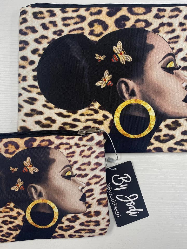 Queen Bee makeup-taske, tilbehørspose for engroshandel hos By Jodi LLC