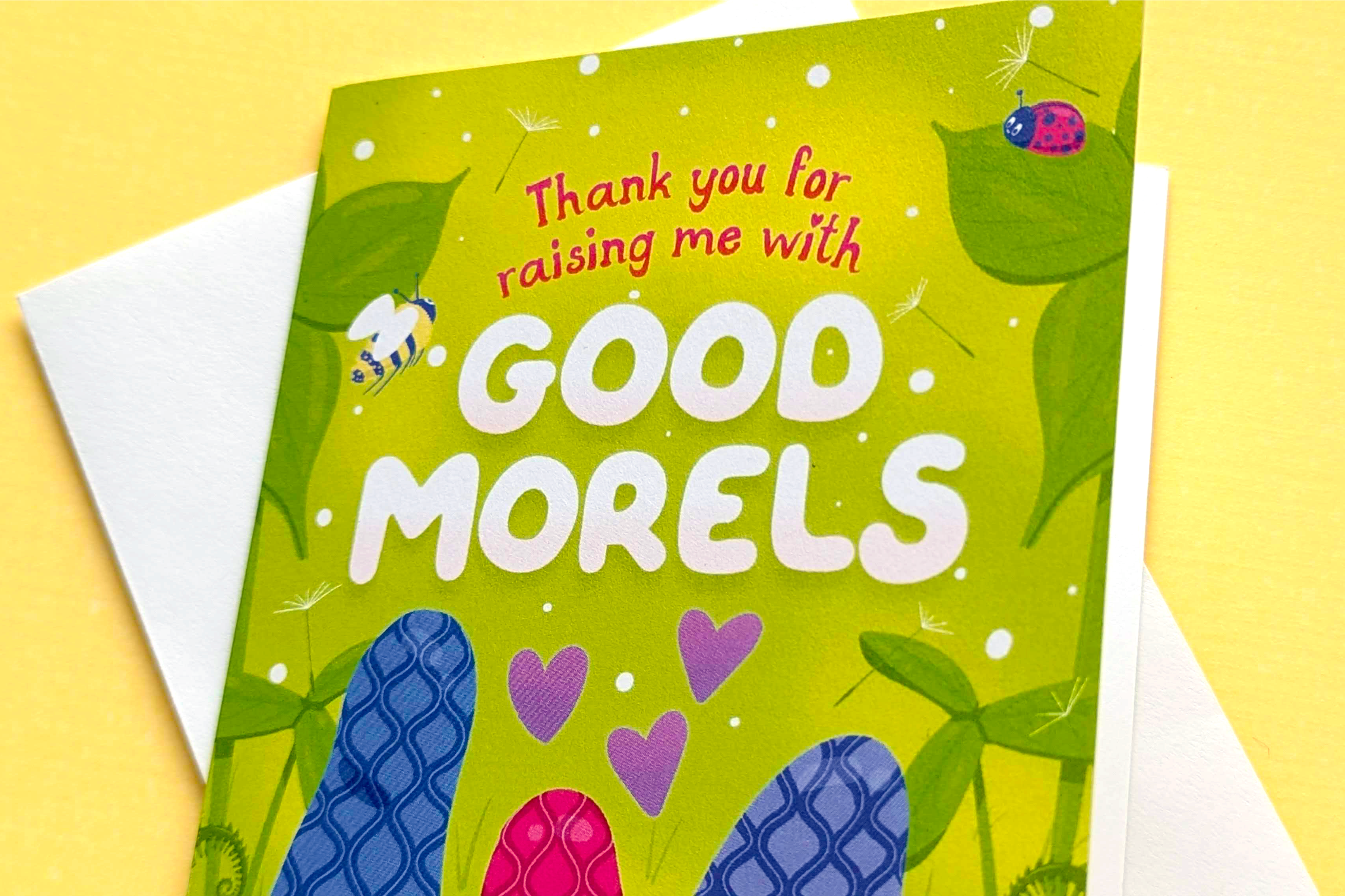 Ham Eye Am - Wholesale Father's Day Card - Thank You For Raising Me With Good Morels Card 1