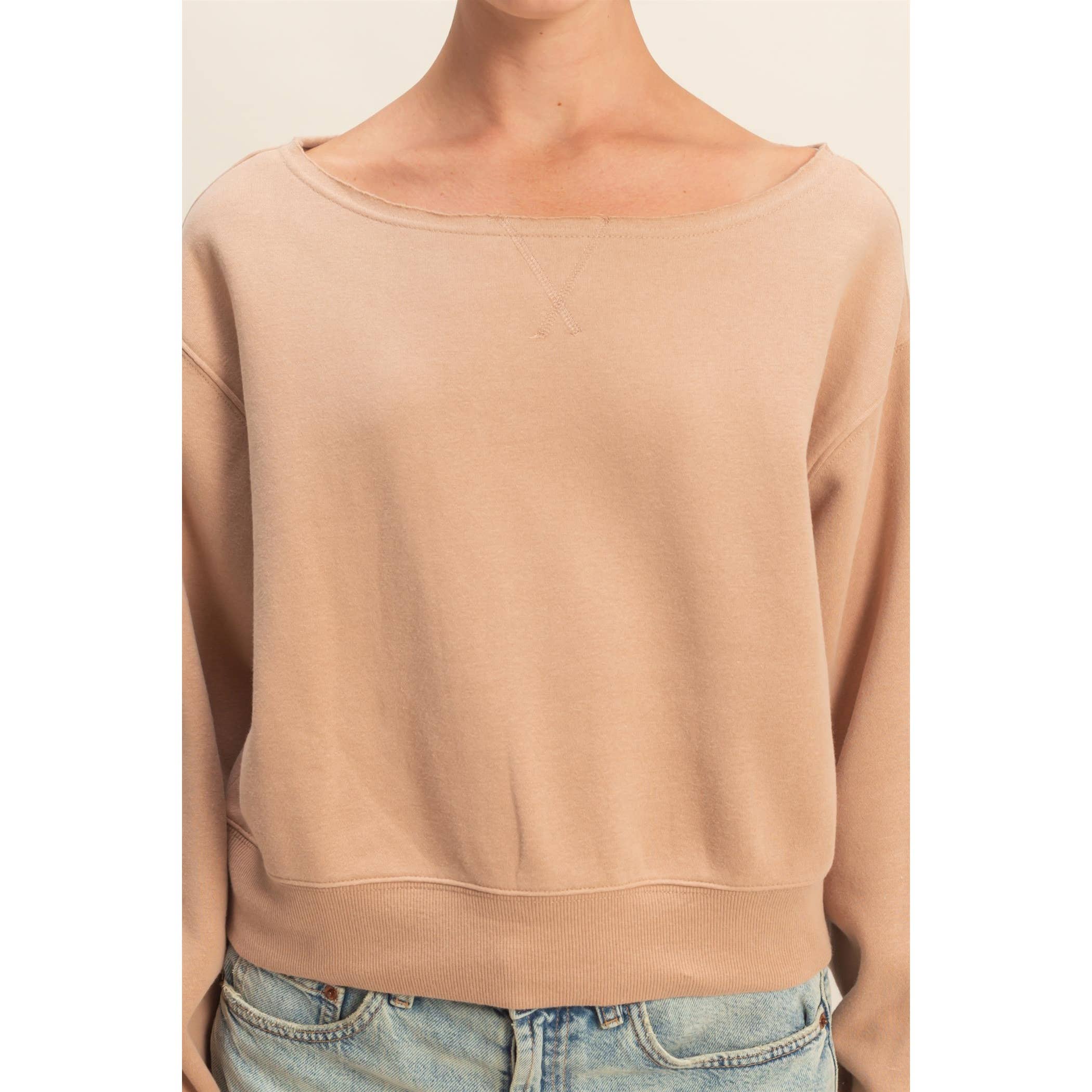 HYFVE - Vente Sweat-shirt – femme - Sweat-shirt à manches longues et col bateau17