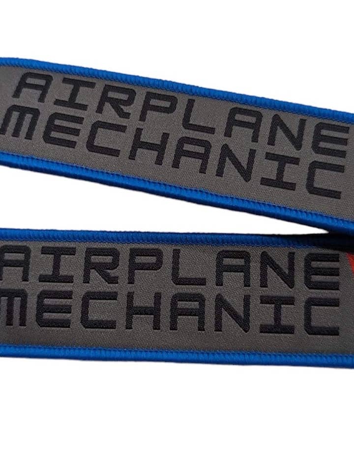 Bagagelabel/sleutelhanger voor vliegtuigmonteur voor wholesale door FUNNYBAGTAGS by Cukiegirl