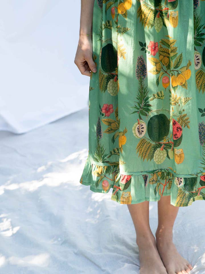 Lazybones - Wholesale Dress – Women's - Marisa Dress Tropics *organic cotton2