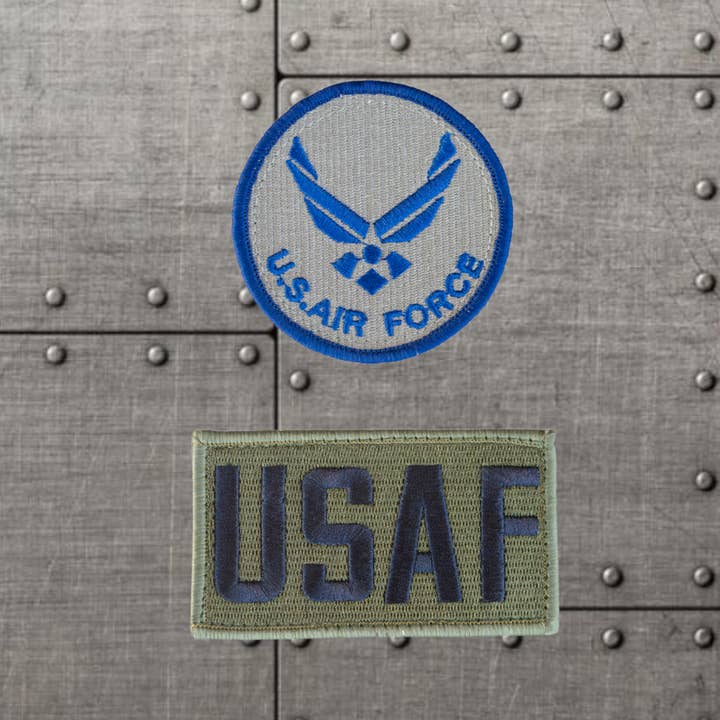 Air Force Flight Suit Patches 2pk for wholesale by Trooper Clothing