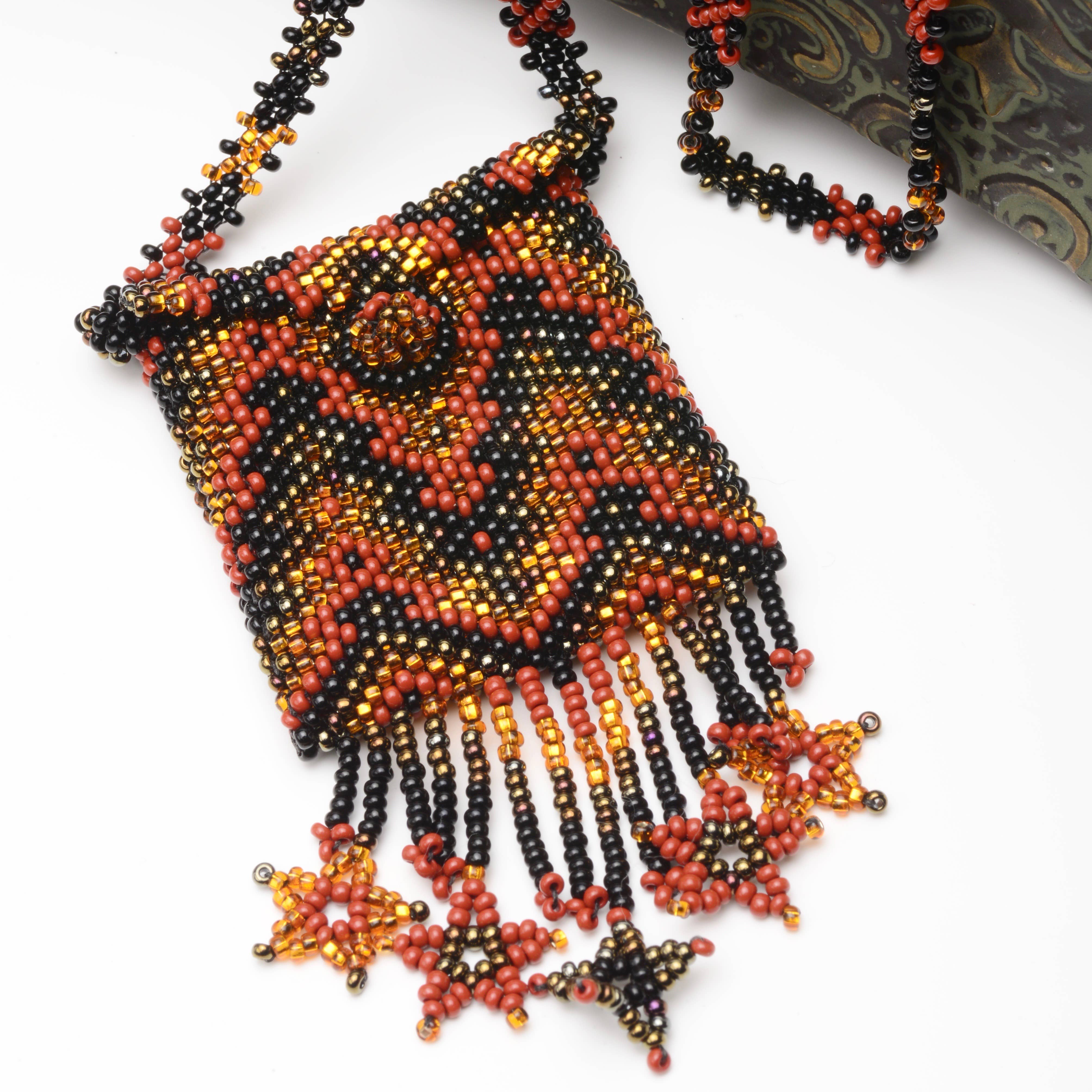 DIAMANTI DESIGNS - Wholesale Crossbody Bag - Women's - Beaded Bag Necklace, Traditional Patterns7