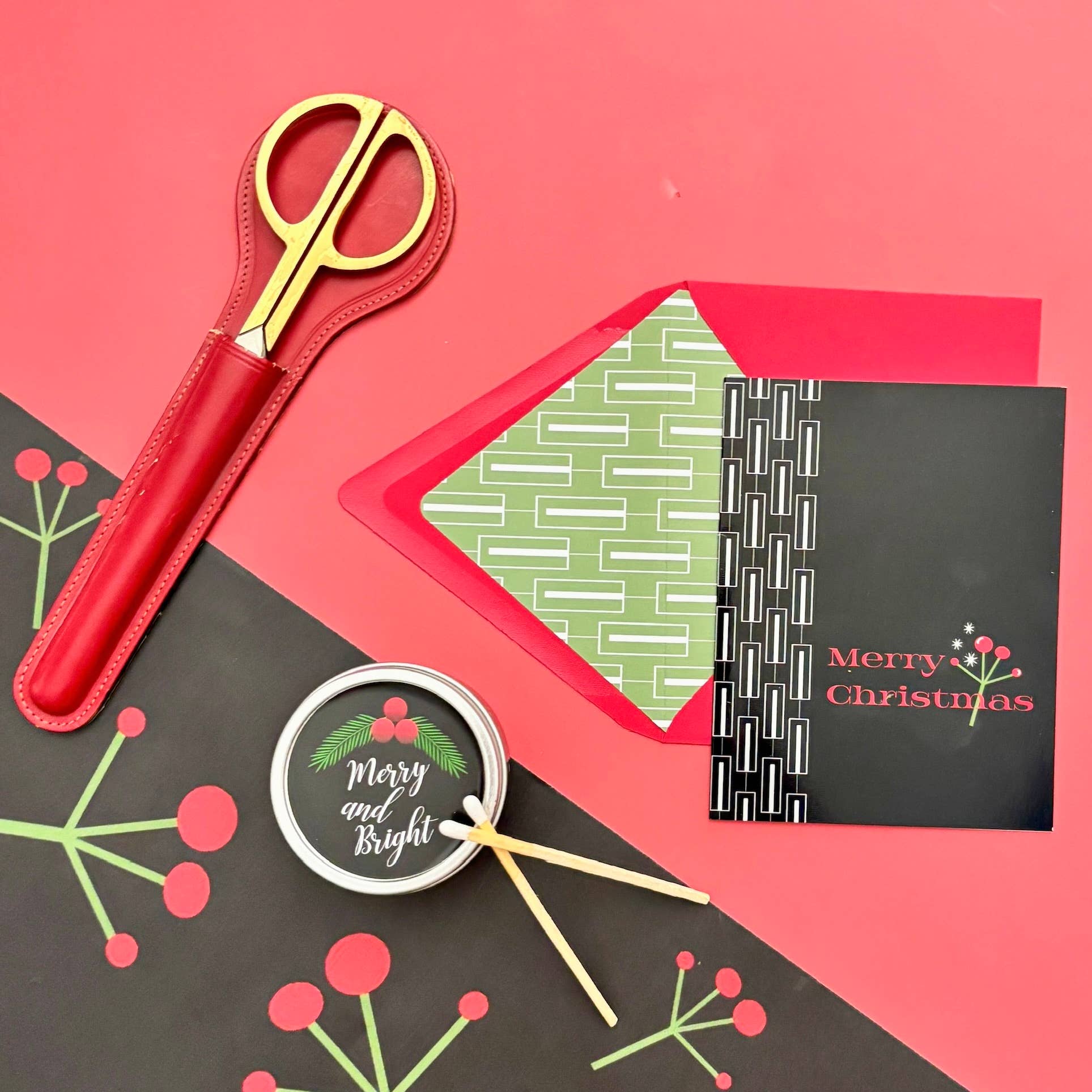 Mod Lounge Paper Company – Großhandel Reisekerzen – Mistletoe Merry and Bright Urlaubs-Reisekerze3