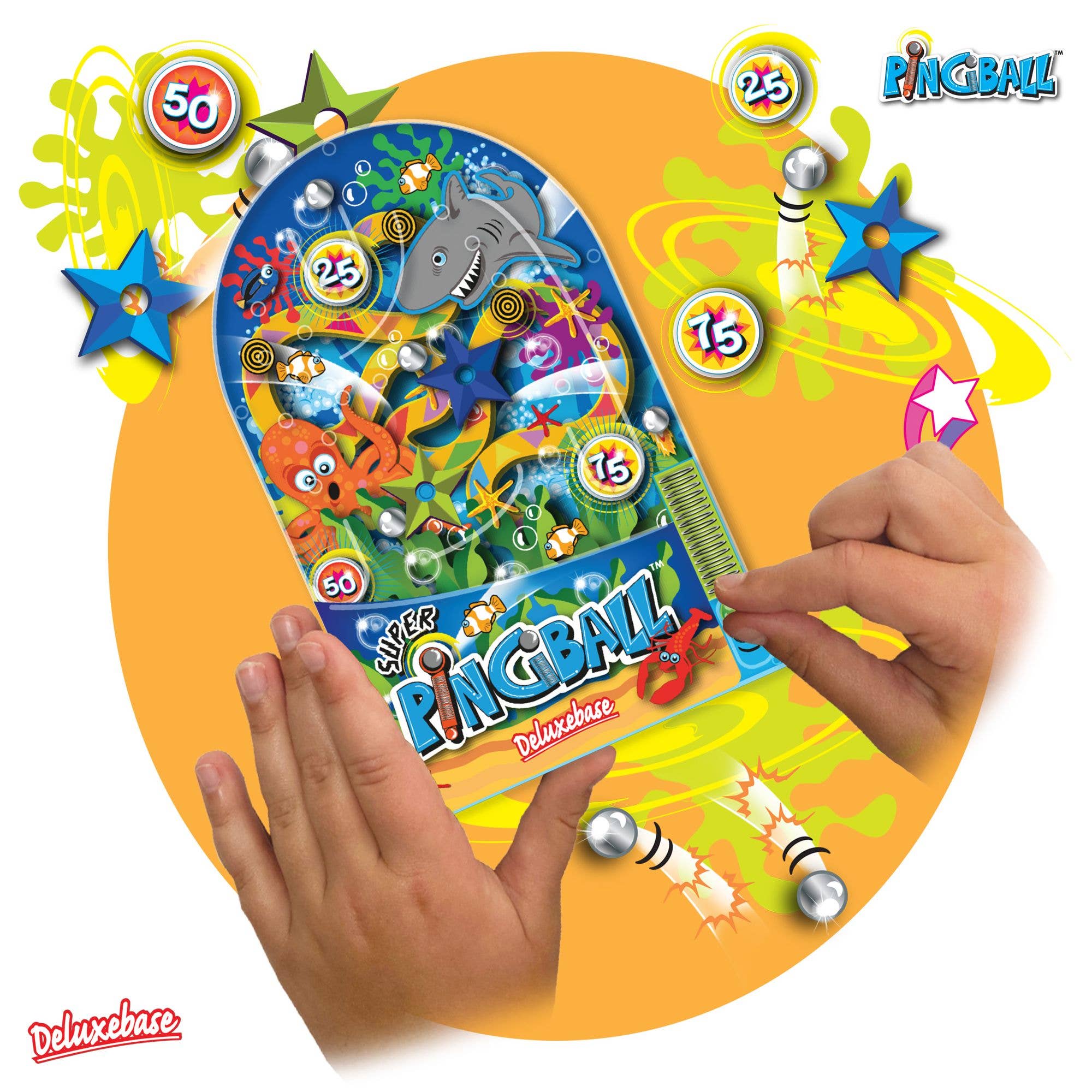 Deluxebase - Wholesale Classic Toy - Kids - Pingball - Ocean Handheld Pinball Game1