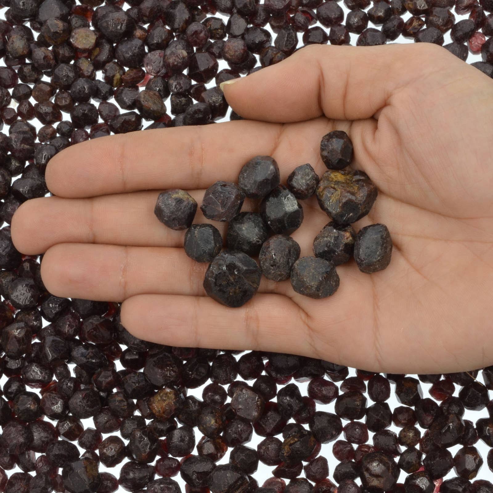 Fantasia Mining - Wholesale Spiritual Stone/Crystal - Rough Translucent Garnet - China - Raw Natural Stones (1 lb)1