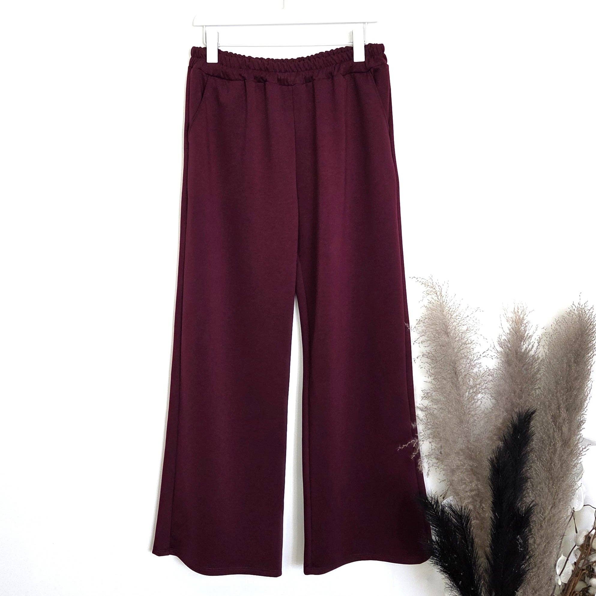 Tempest Designs - Wholesale Pants - Women's - Scuba fabric straight leg trousers with pockets and elasticated waistband (M-L)5