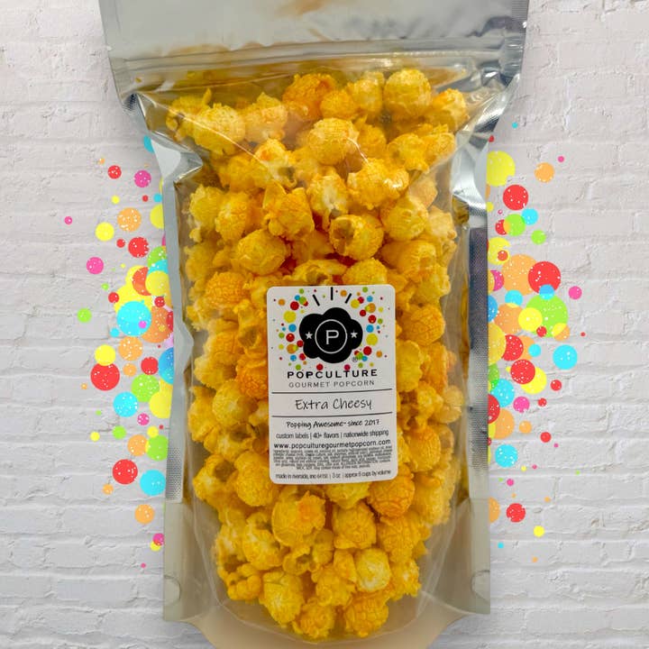 Popculture Gourmet Popcorn - Wholesale Popcorn - Extra Cheesy