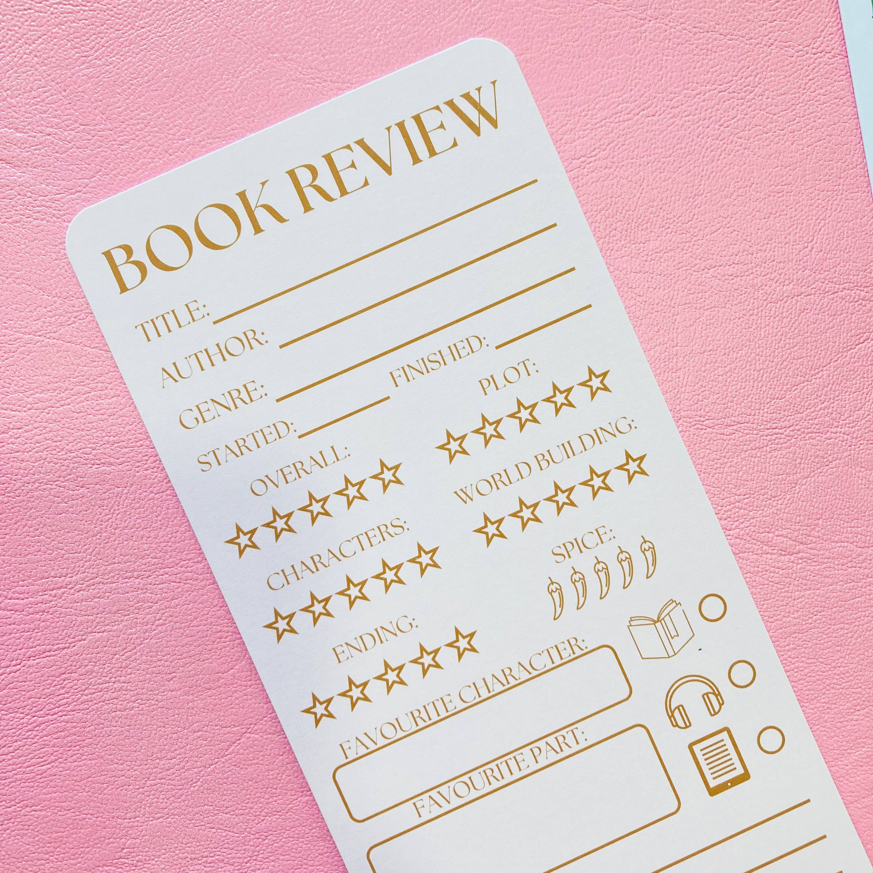 Chapter & Ink – wholesale Bookmark – Book Review Bookmark5