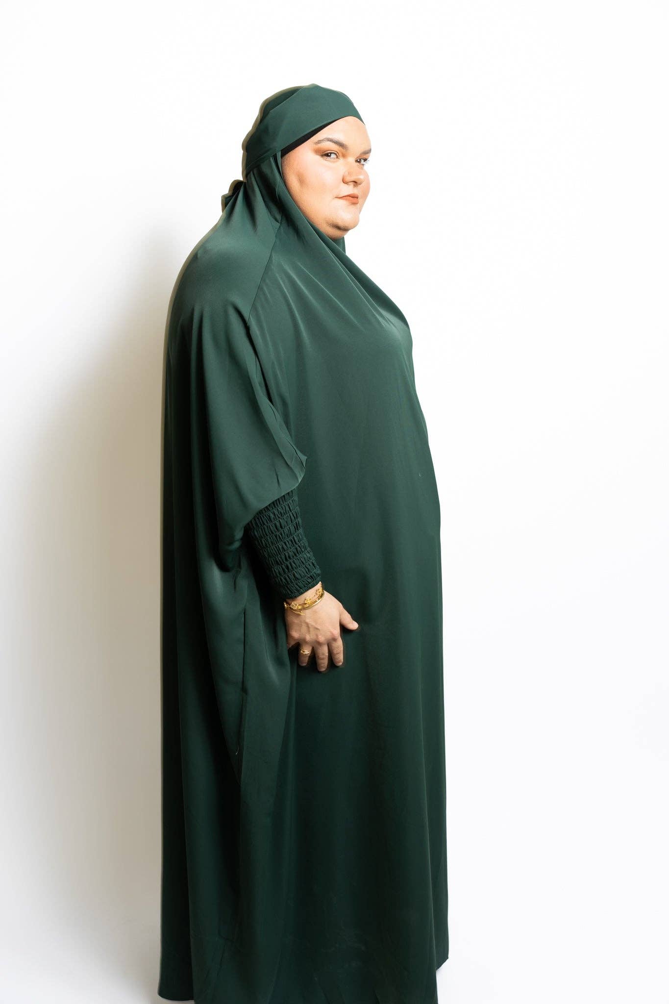 Bella Hijabs - Wholesale Kaftan - Women's - Jilbab - Zayt Green1