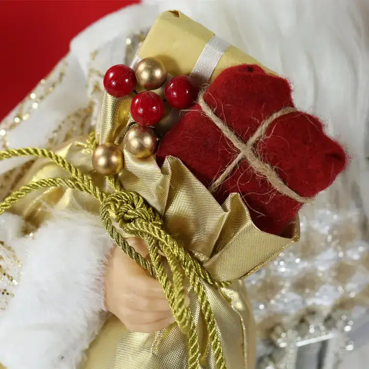 SINT - Wholesale Christmas Decoration - SINT 18 Inch Christmas Standing Santa Claus Doll Statue Figurine Ornament22