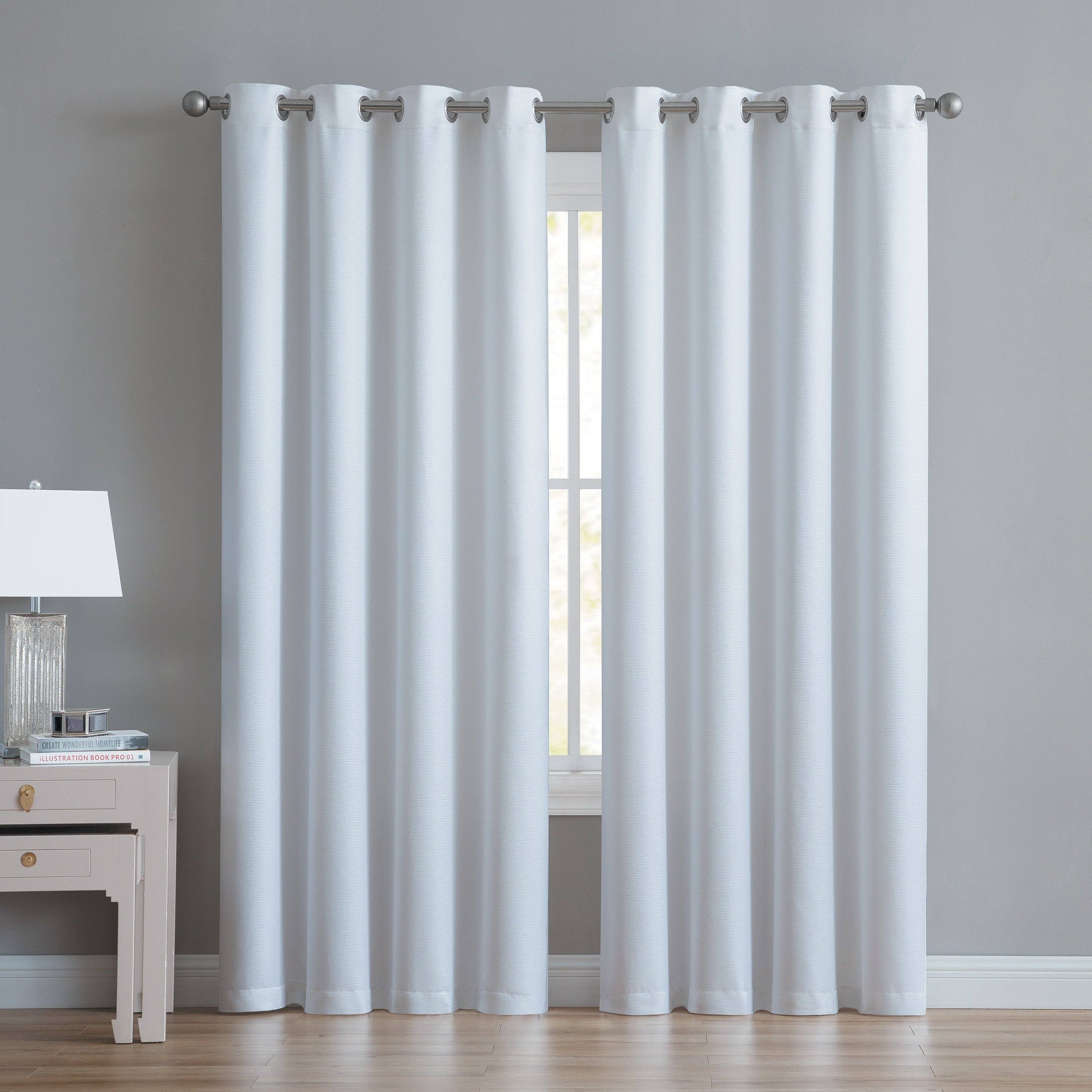 Linen Mart – wholesale Curtain – Abstract Grommet Top Thermal Insulated Blackout Window Curta15